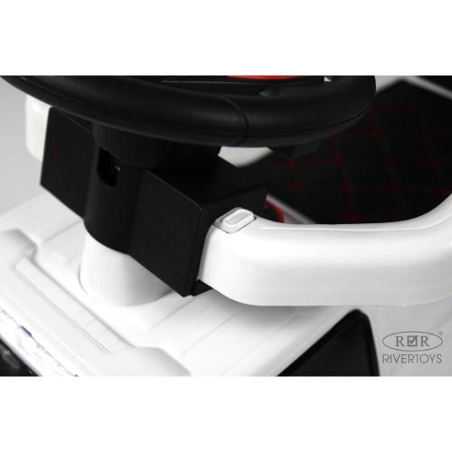 Детский электромобиль RiverToys G008GG-A белый фото 14