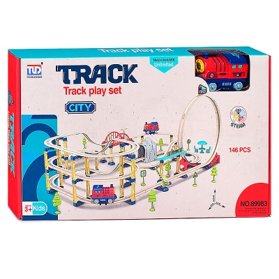 Трек Железнодорожный поезд Junfa Toys 89983