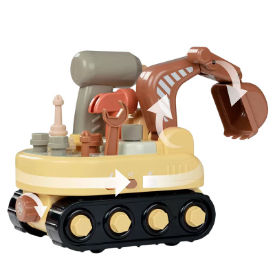 Игрушечный экскаватор-конструктор Happy Baby 331976