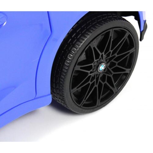 Детский электромобиль BMW M4 RiverToys A004AA синий фото 21