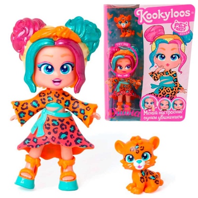 Кукла Diana 11 см и питомец Pets Party Kookyloos KL2403 4