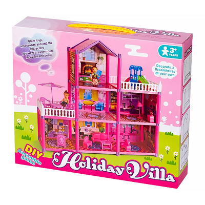 Кукольный домик Holiday Villa 2 куклы 117 деталей 1000190 2