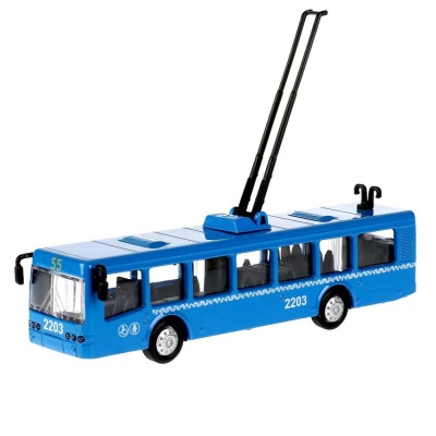 Инерционная машинка Троллейбус Технопарк SB-16-65-WB(20-1) 03