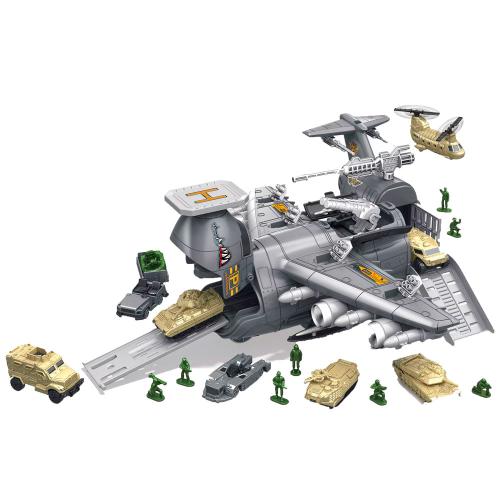 Игровой набор Самолет-парковка с аксессуарами Junfa P936-A