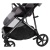 Прогулочная коляска Peppy Amici Grey рама Black Chrome (LX)