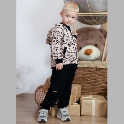 Брюки Джоггеры Шрифт Чуди Кидс 192424 чёрный 02