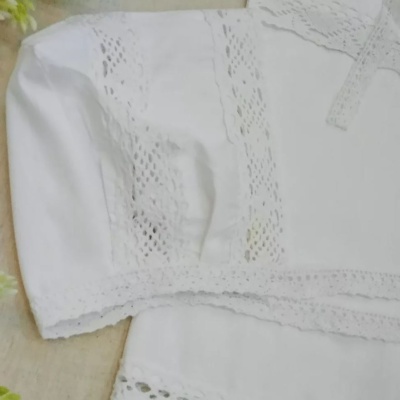 Чепчик кружевной разрезной Мастерская Покров 25627 2