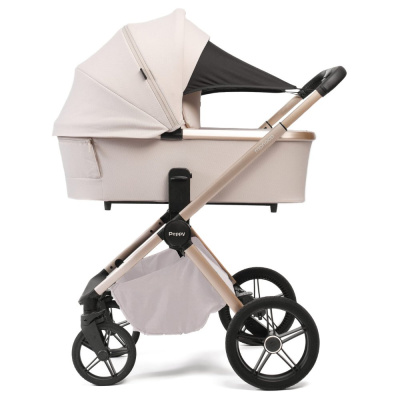 Коляска 2 в 1 Peppy Monaco Plus Beige рама бежевая 05