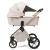 Коляска 2 в 1 Peppy Monaco Plus Beige рама бежевая