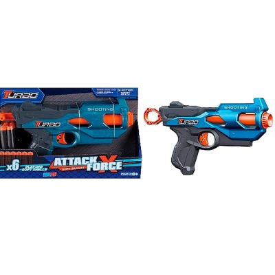 Бластер 6 софт-патронов Junfa Y24498275 2