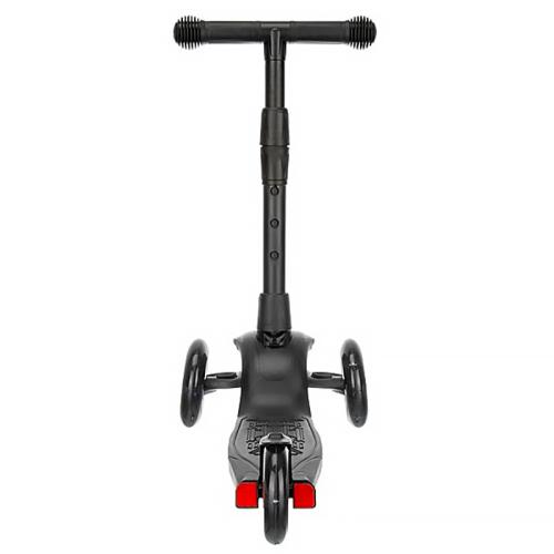Самокат трехколесный складной светящиеся колеса Slider Stile1BK фото 4