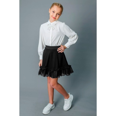 Юбка школьная для девочки Deloras Q64331 черная 2
