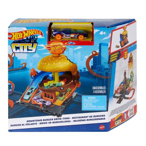 Игровой набор Hot Wheels Центр города Mattel HDR24 фото 4