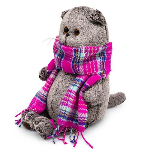 Мягкая игрушка Басик в ярко-розовом шарфе 25 см Budi Basa Ks25-246 фото 2