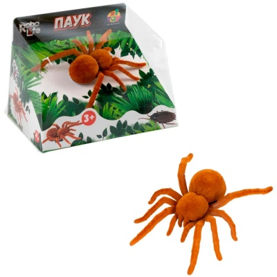 Интерактивная игрушка Паук на батарейках Robolife 1TOY Т24771 2