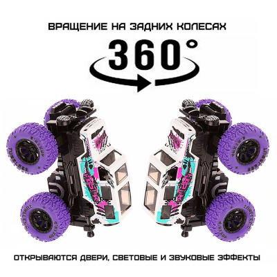 Монстр трак Краш тест инерционный Пламенный мотор 870517 2