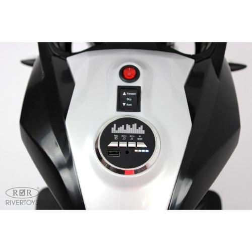Детский электротрицикл RiverToys Z333ZZ чёрный фото 4