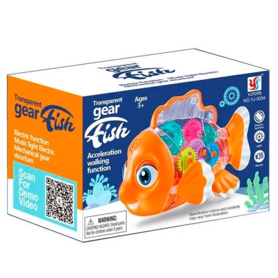 Интерактивная игрушка Рыбка с шестеренками 2165069 4