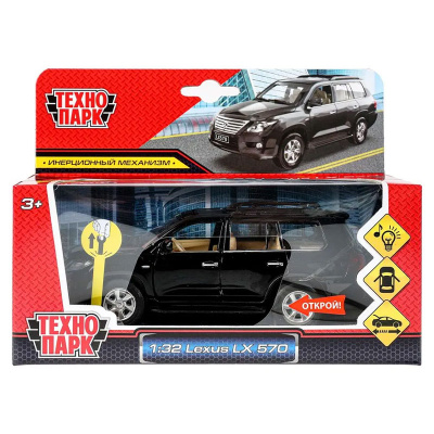 Игрушка машинка металлическая LEXUS LX570 Технопарк SB-68301 5