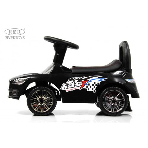 Детский толокар RiverToys L001LL-M чёрный фото 4
