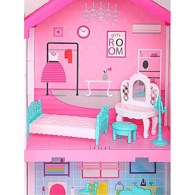 Домик для кукол Вилла с куклой 15 см Наша игрушка 2009411 5