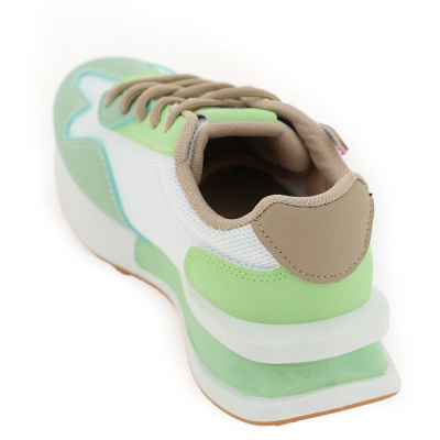 Кроссовки школьные Baden KPJ004-030 зелёный 04