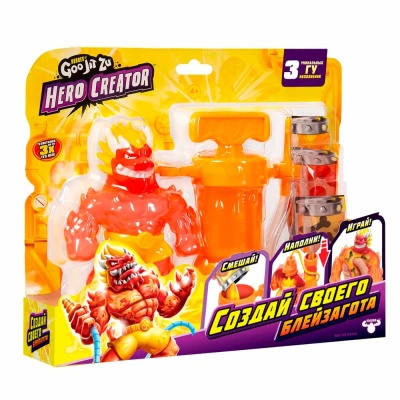 Игровой набор Создай Своего Героя Блейзагот Hero Creator тянущаяся фигурка GooJitZu 43501 5