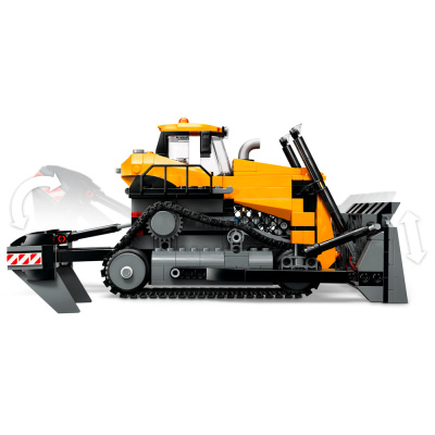 Конструктор Lego City 60466 Желтый бульдозер с фронтальным погрузчиком 3