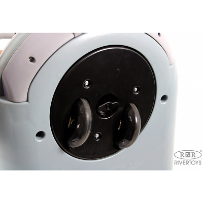 Детский электромобиль River Toys Y-01 серый