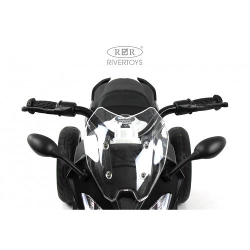 Детский электротрицикл RiverToys Z333ZZ чёрный фото 14