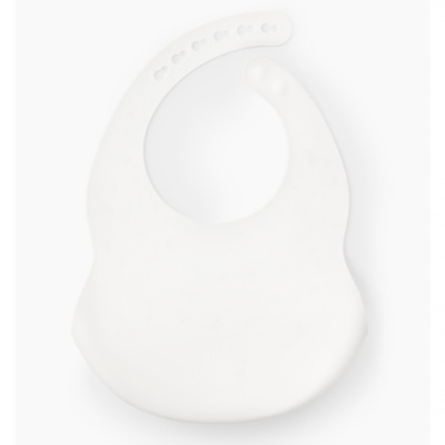 Нагрудный фартук силиконовый Happy Baby 16017 white terrazzo 3