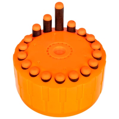 Бластер FunMax M31 механический с барабаном 18 выстрелов 24 снаряда 1TOY Т24244 3