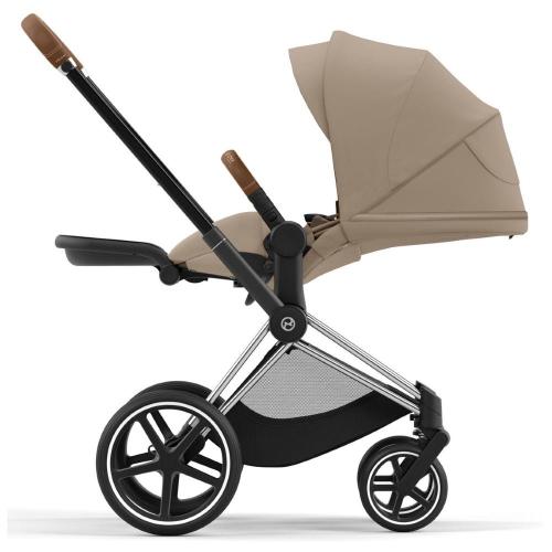 Коляска 2 в 1 Cybex Priam IV Chrome Brown Cozy Beige фото 3