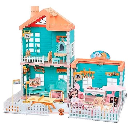 Дом для кукол Princess House c мебелью Наша игрушка 668-9