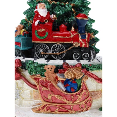 Статуэтка новогодняя Ёлочка с поездом Miland НУ-7081