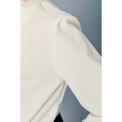 Блузка школьная для девочки размер 116 Deloras С64276 молочная 4