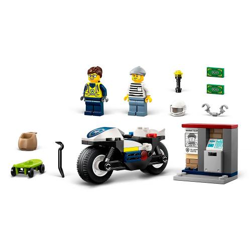 Конструктор Lego City 60455 Полицейская погоня на мотоцикле фото 3