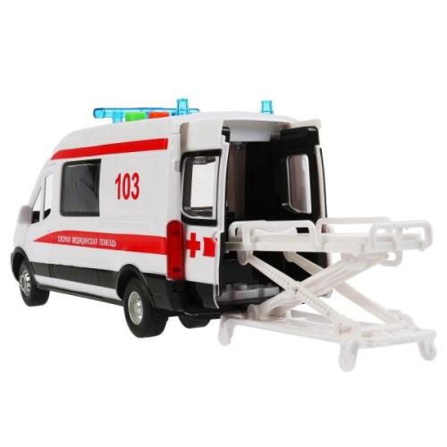 Машина Ford Transit скорая Технопарк TRANSITVAN-22PLAMB-WH фото 3