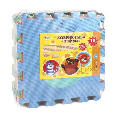 Коврик-пазл Союзмультфильм Цифры Играем Вместе B25273NUM-CRT