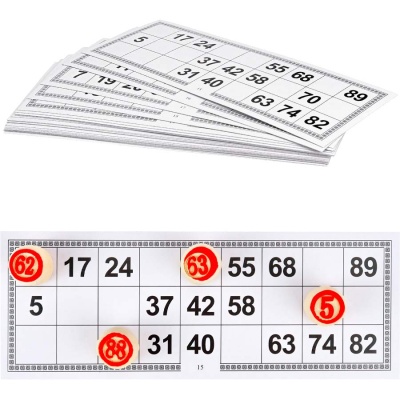 Настольная игра Русское Лото Узор деревянные бочонки 90 штук Miland ИГН-0308