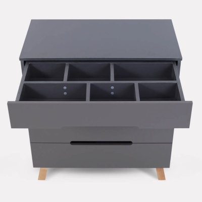 Комод пеленальный с органайзером Rant Indy Pro 800/4 Moon Grey