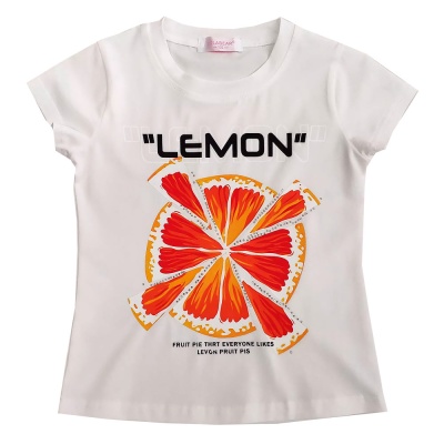 Футболка для девочки Colabear 683907 молочная