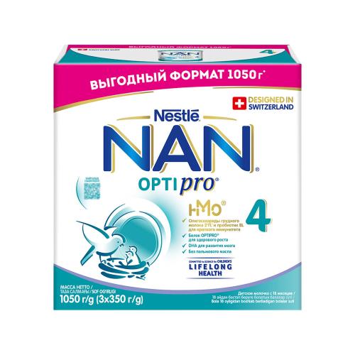 Сухая молочная смесь Nestle NAN 4 Optipro (18 месяцев) 1050 г