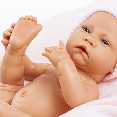 Игрушка Пупс New Born девочка в розовом комбинезоне Alma Toys 8102 фото 2