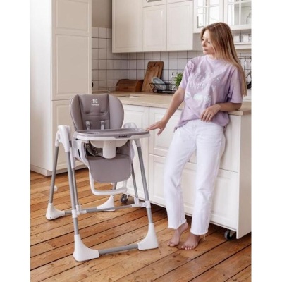 Стульчик для кормления Farfello Multa MLT-1 серый шёлк 02