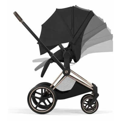 Коляска 2 в 1 Cybex Priam V Style Rosegold Sepia Black