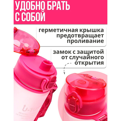 Бутылка для воды Неон U-turn Miland УД-9385 2