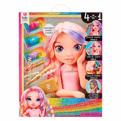 Голова манекен для укладки Bella Parker Rainbow High 120889 5 Голова манекен для укладки Bella Parker Rainbow High 120889 5