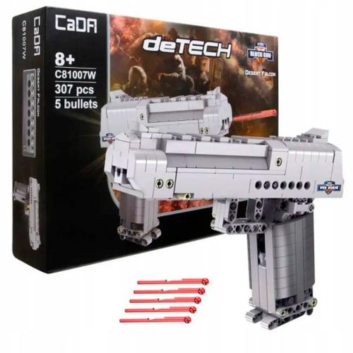 Конструктор пистолет Desert Eagle серии de Tech 307 деталей CaDa Double Eagle C81007W фото 4