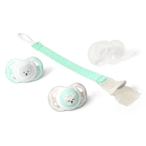 Пустышки силиконовые симметричные BabyOno 1224/01 фото 3